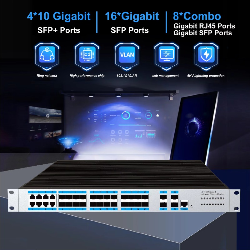 24 SFP Ports Industrial Manage - Sfp+ 10G Managed Switch 8 Port review and price
