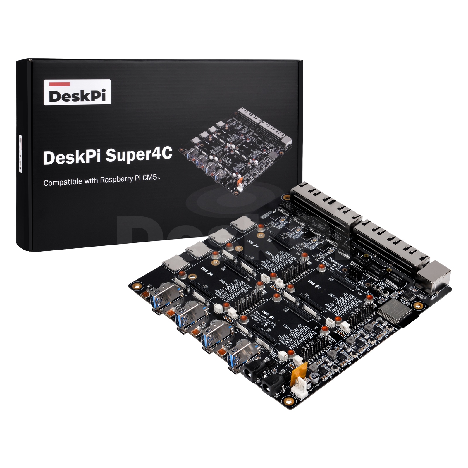 DeskPi Super4C Raspberry Pi CM - Deskpi Super6C review and price