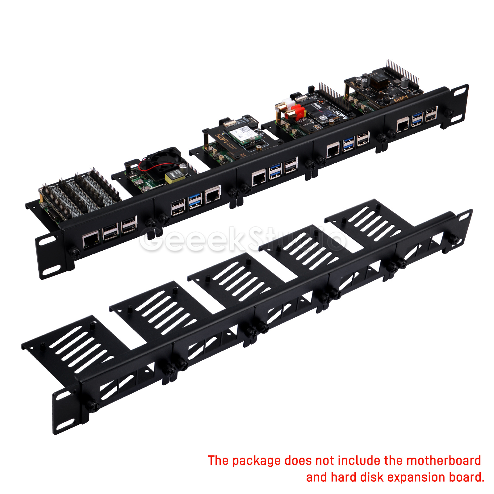 1U Rack Mount for Raspberry Pi - Deskpi Super6C review and price