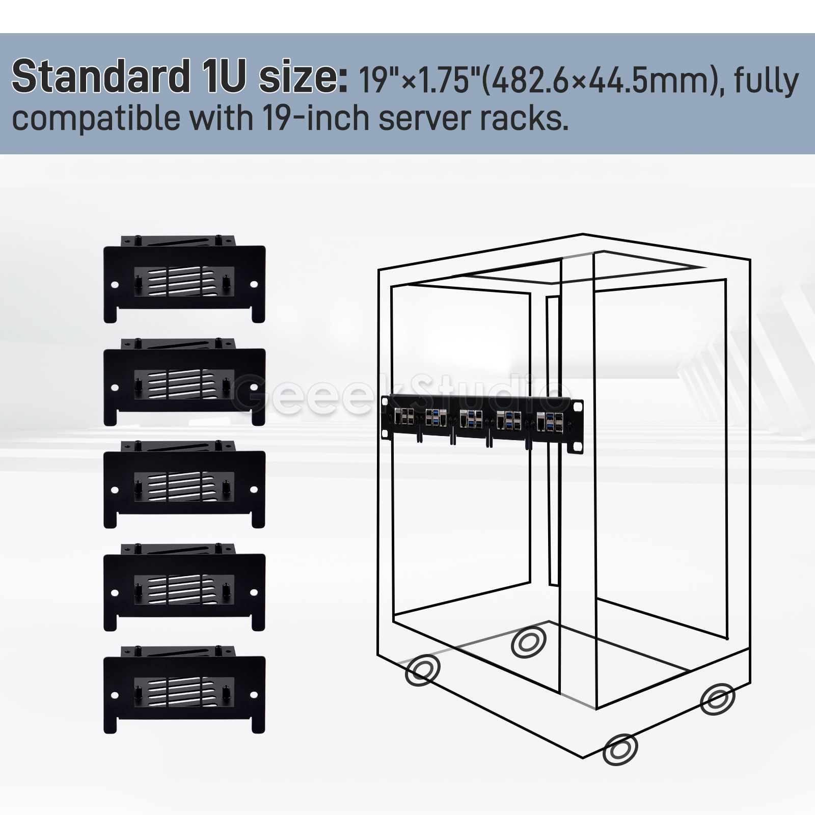 1U Rack Mount for Raspberry Pi - Deskpi Super6C review and price