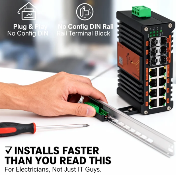 Industrial L2+ Managed PoE Swi - Managed Gigabit Poe Switch 8 Port 802.3At review and price